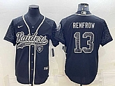 Men's Las Vegas Raiders #13 Hunter Renfrow Black Reflective Limited Stitched Football Jersey,baseball caps,new era cap wholesale,wholesale hats